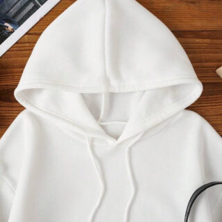 Kangaroo Pocket Solid Thermal Lined Hoodie