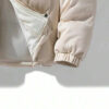 Mens Beige Hooded Puffer - Image 6