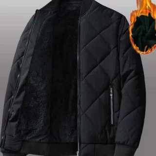 Manfinity Homme Men Quilted Bomber Jacket Without Sweater