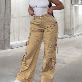 Flap Pocket Side Cargo Pants