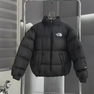 TNF All Black Puffer Jacket